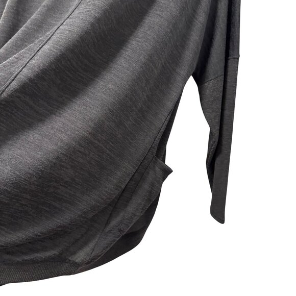 90 Degree by Reflex Gray Open-Front Cardigan Sweater With Pockets Sz 2X - Picture 8 of 12